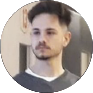 Foto de ex-aluno acompanhado de depoimento